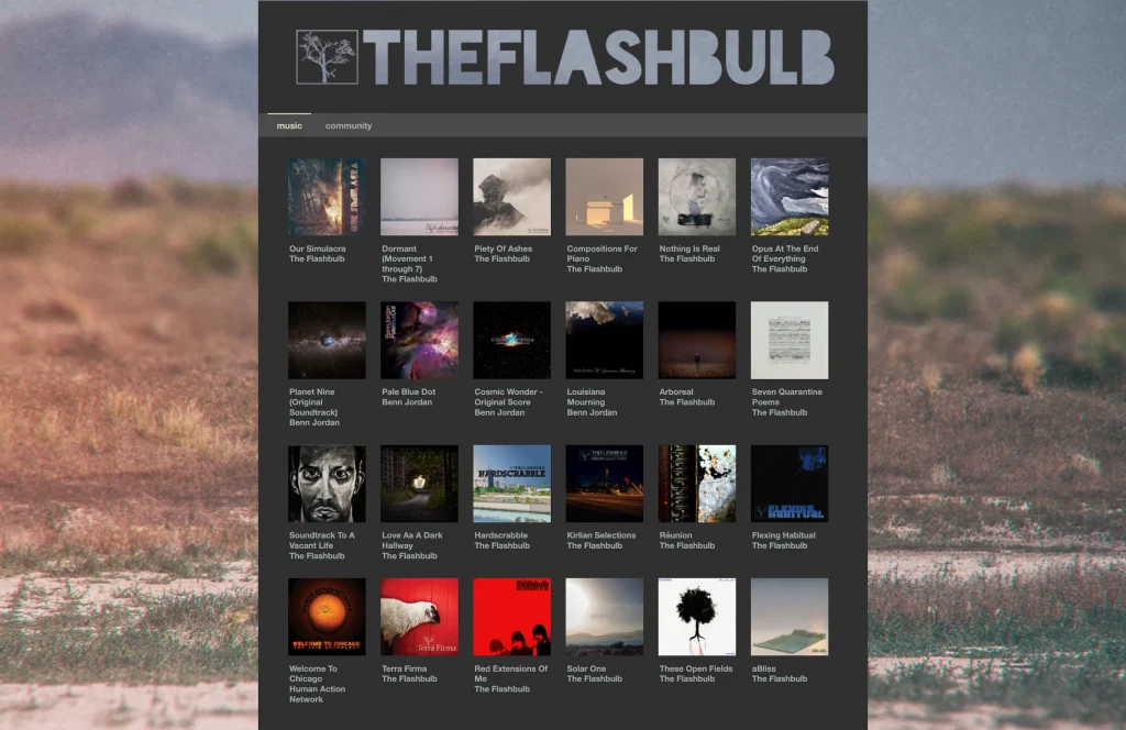 The Flashbulb music catalogue