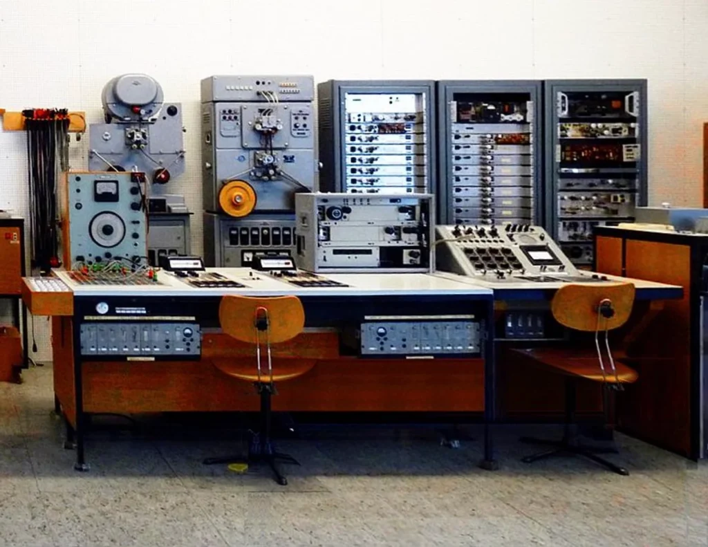 Siemens synthesizer in the Deutsche Museum, Munich.