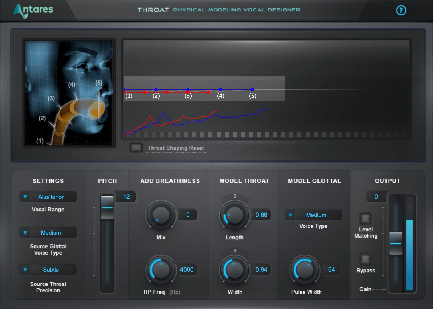 Auto-Tune Throat physical modeling vocal designer