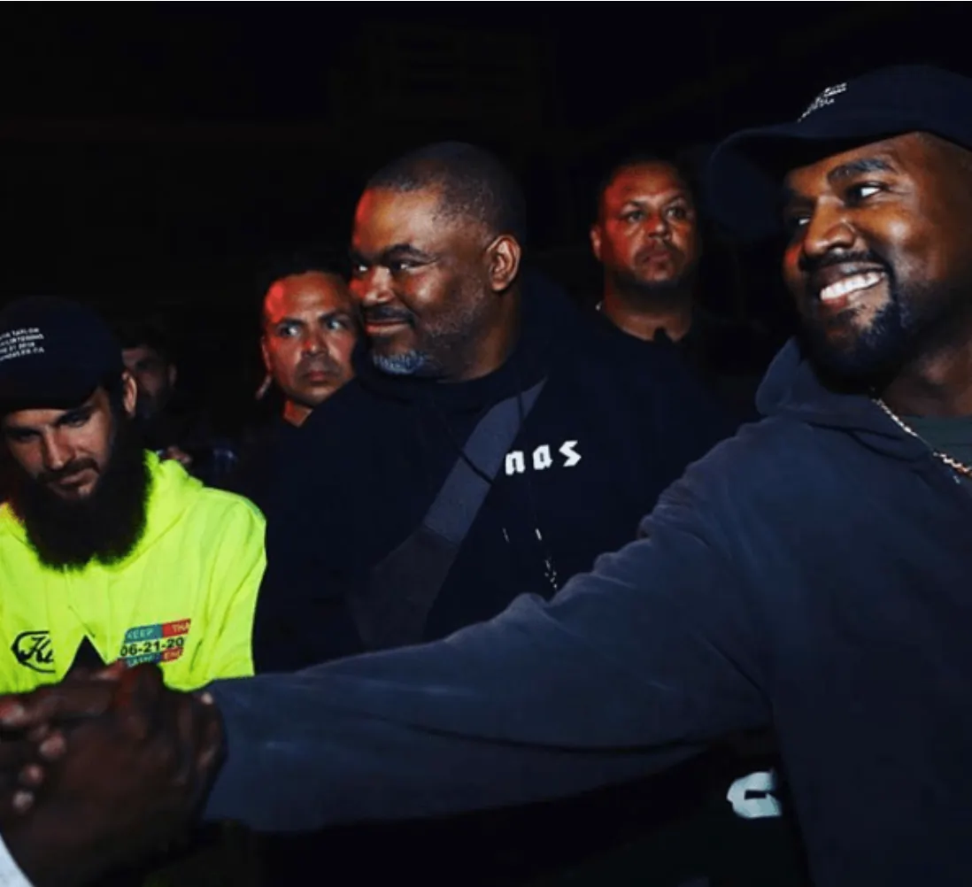 Che Pope with Kanye West
