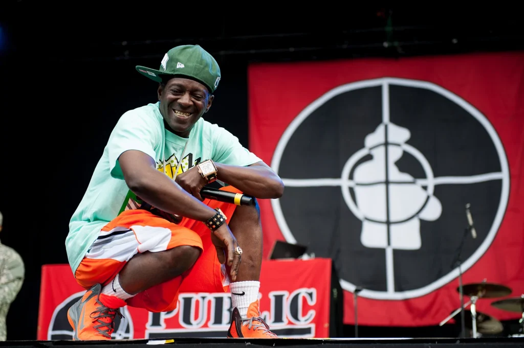 Flavor Flav performing on stage