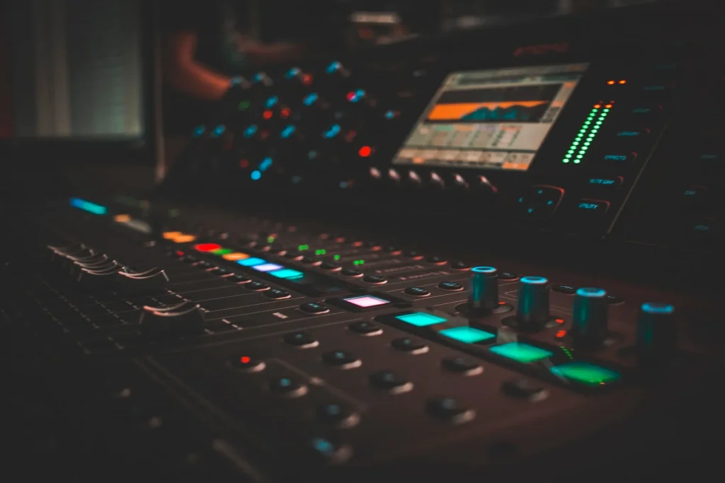 A close up of a mixer