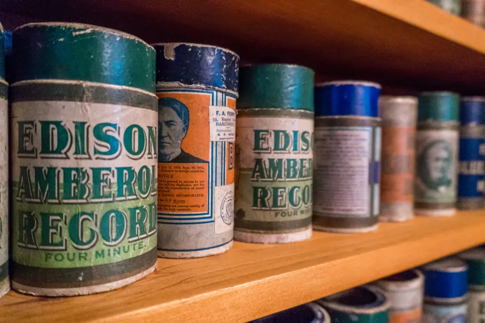 Edison phonograph cylinders