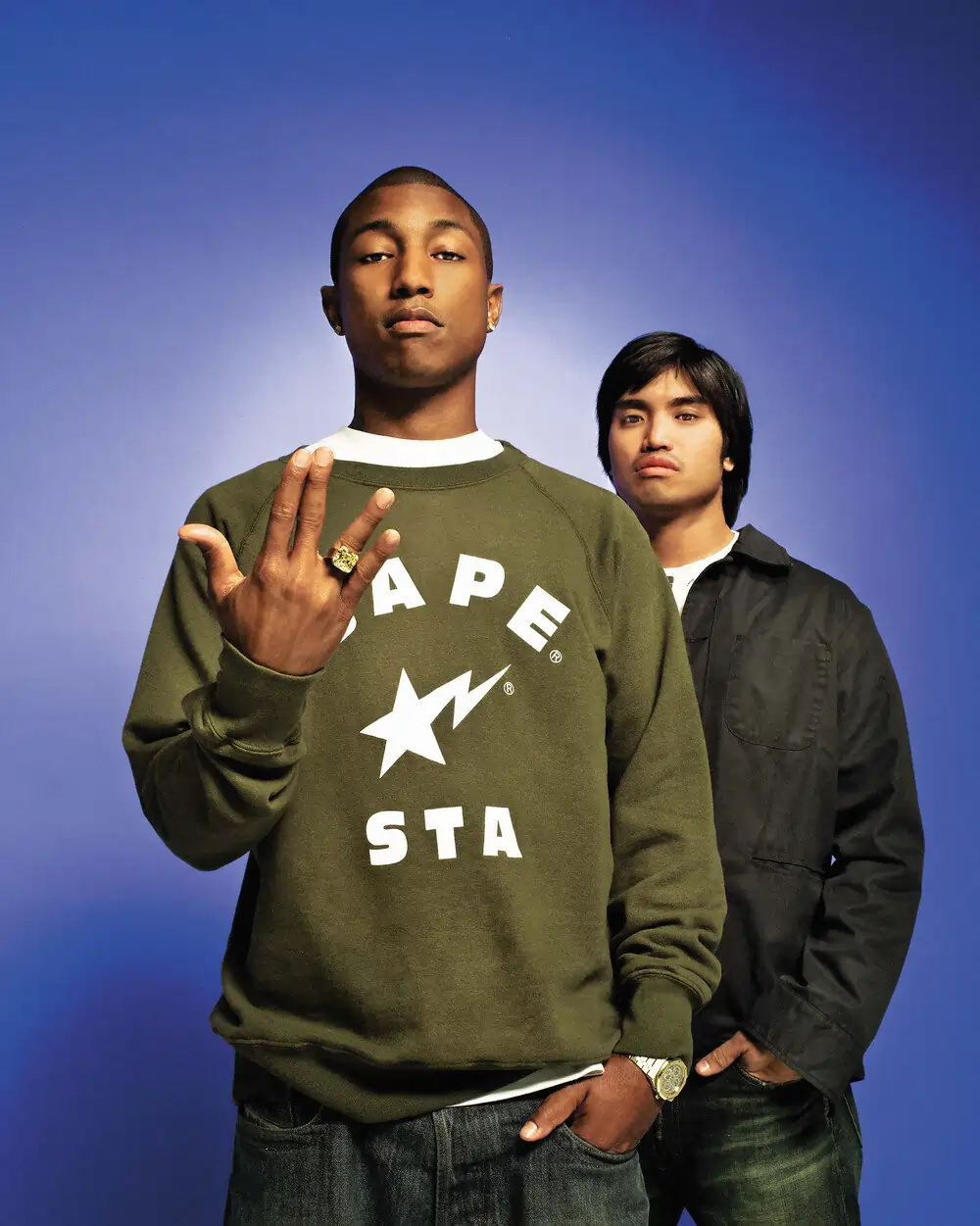 Portrait of Pharrell Williams and Chad Hugo