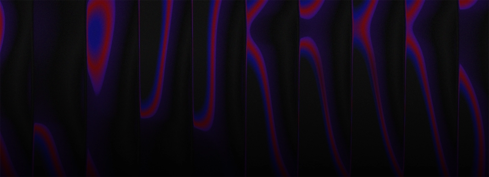 Black background with pink light waves