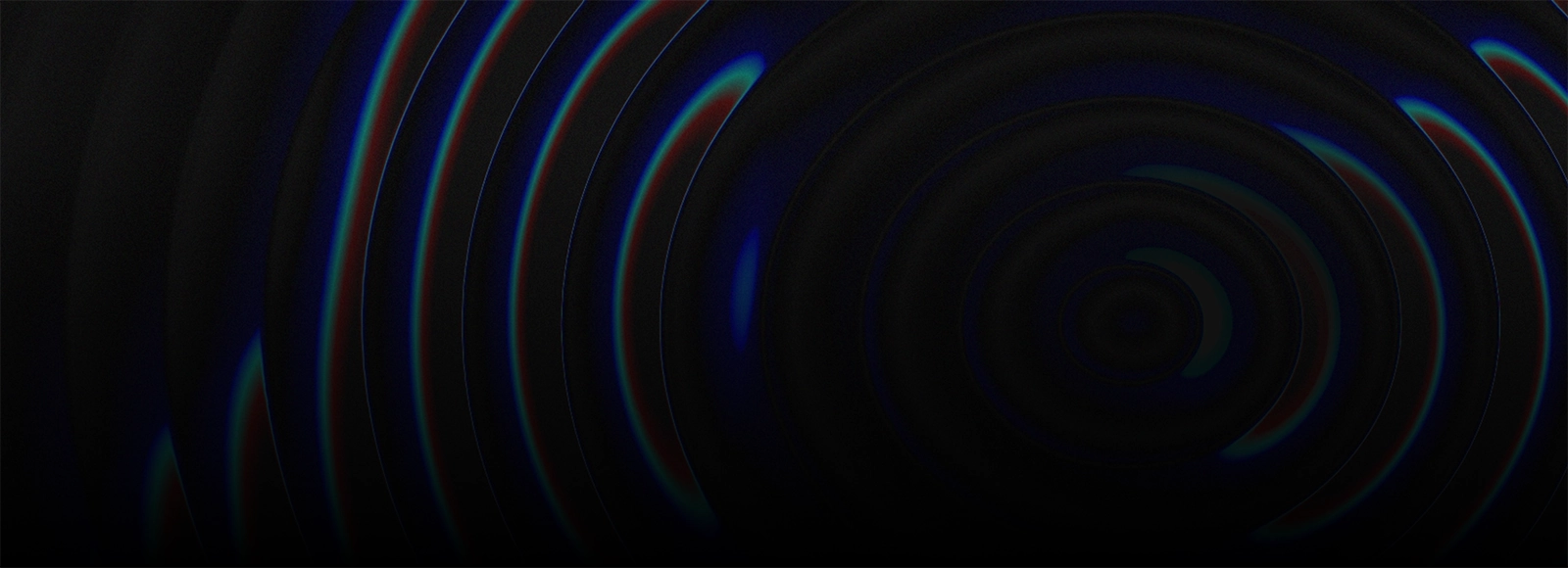 Black background with blue light swirls