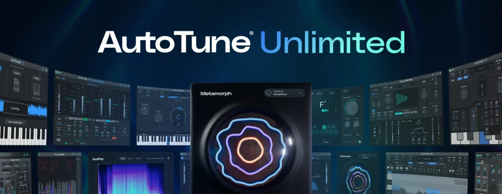 AutoTune Unlimited infinity wall of plugin interfaces