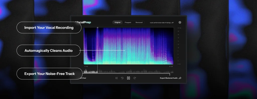Vocal Prep info graphic