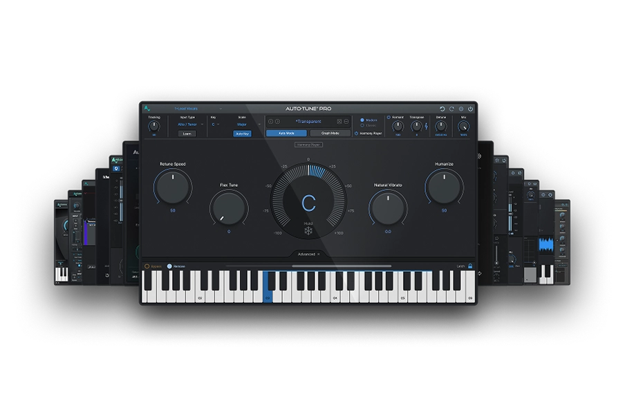 AutoTune Unlimited stacked interfaces with AutoTune 2026 and Metamorph