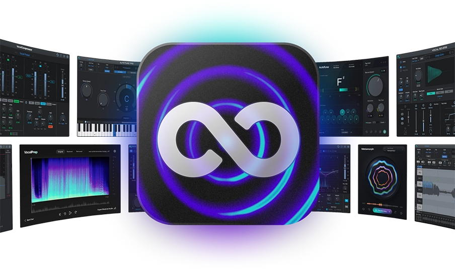 AutoTune Unlimited infinity wall of plugin interfaces