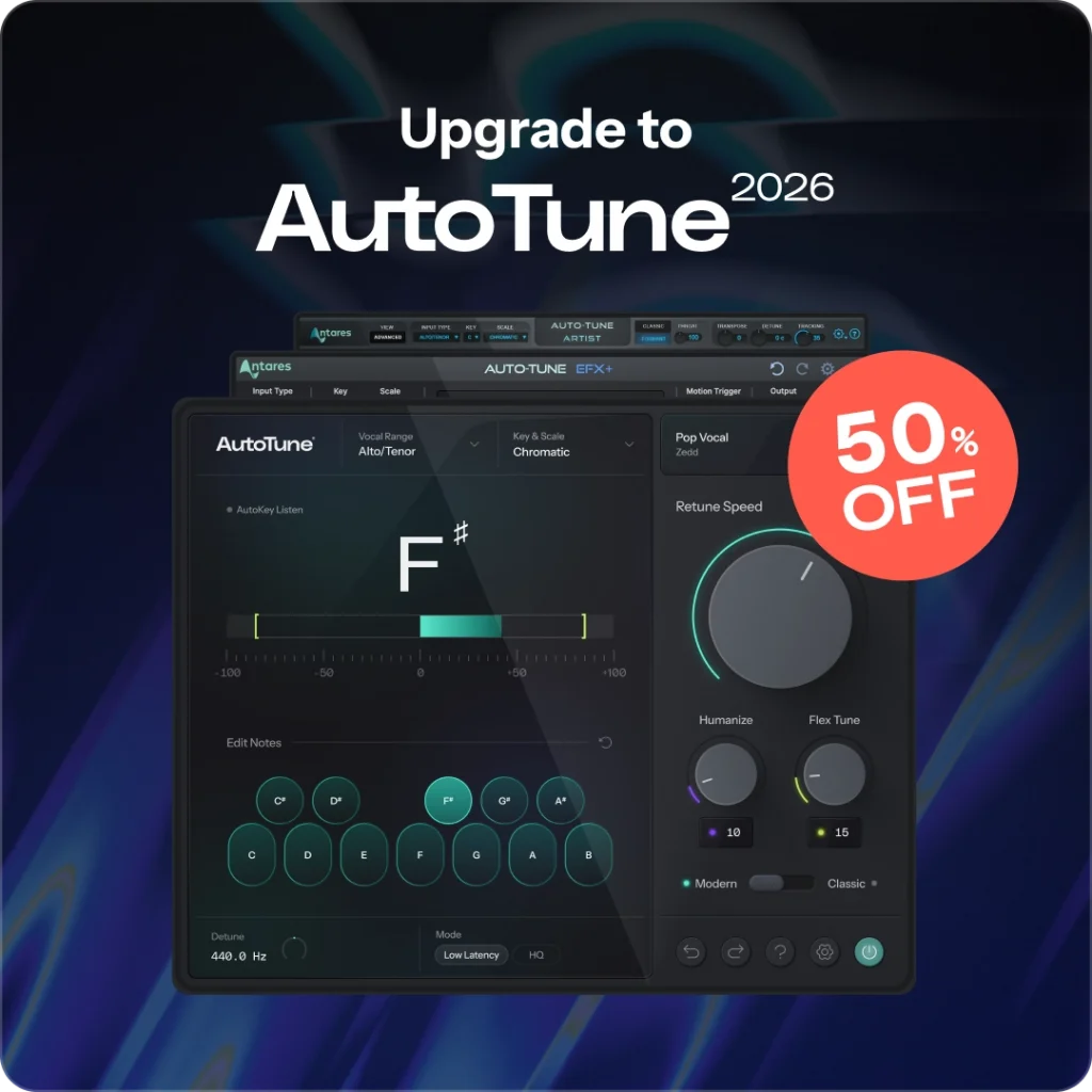 50% off Upgrade to AutoTune 2026