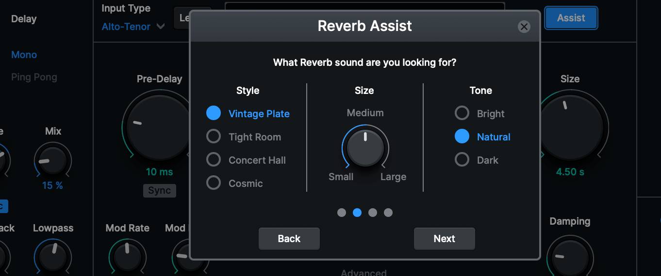 AI Reverb Assist